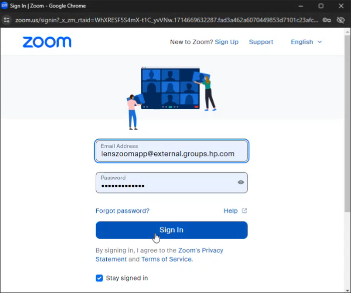 Zoom Device Management -Allow Lens Access